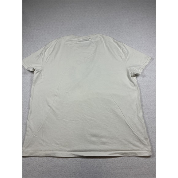 Polo Ralph Lauren Shirt Mens XXL Classic Fit Jersey Graphic Stencil Cream Green - Picture 4 of 7